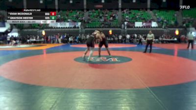 6A 285 lbs Cons. Round 5 - Grayson Hester, Fort Payne vs Evan Mcdonald, Southside Gadsden