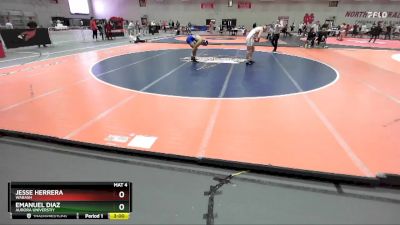 165 lbs Cons. Round 4 - Emanuel Diaz, Aurora Universtiy vs Jesse Herrera, Wabash