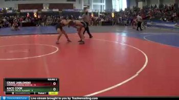 145 lbs Round 2 (3 Team) - Craig Jablonski, Shoreham-Wading River HS vs Kace Cook, Central Valley Academy