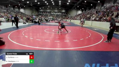 130 lbs Quarterfinal - Jaelyn Sullens, Team Alpha Wrestling vs Kaiden Boshers, Georgia