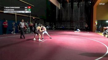 120 lbs Cons. Round 2 - Tyler Nuss, Denver vs Noah Christensen, Dubuque Senior