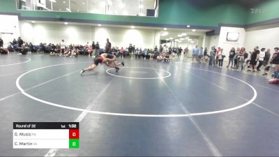 126 lbs Round Of 32 - Greyson Music, PA vs Colin Martin, VA