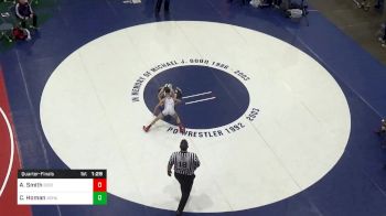 77 lbs Quarterfinal - Ayden Smith, Dieruff vs Chase Homan, Schuylkill Vly