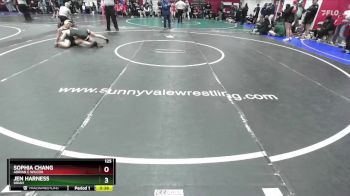 125 lbs Cons. Round 2 - Jen Harness, Ukiah vs Sophia Chang, Adrian C Wilcox