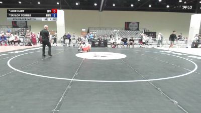 144 lbs 5th Place Match - Jake Hart, Cowboy Wrestling Club vs Taylor Torres, Misfit Wrestling