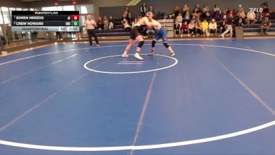 285 lbs Quarterfinal - Soren Herzog, Air Force vs Crew Howard, Nebraska-Kearney