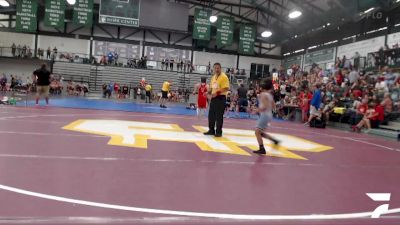 54-60 lbs Semifinal - Easton Benyo, Sauk Valley Wrestling Club vs Cameron Donaldson, Collum Trained