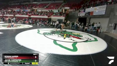 215 lbs Round 1 (8 Team) - Rowan Harris, Canyon Randall vs JAcob Carpenter, Fort Worth Benbrook