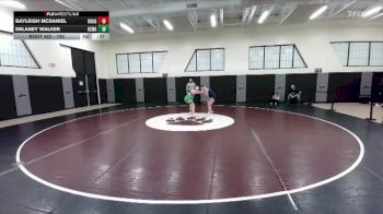 190 lbs Cons. Round 3 - Bayleigh McDaniel, Douglas vs Delaney Walker, Kelly Walsh