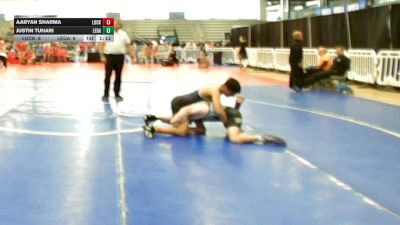 120 lbs Rr Rnd 1 - Aaryan Sharma, Lucky Duck Wrestling Club - HSB vs Justin Tuhari, Legacy Dragons - HSB