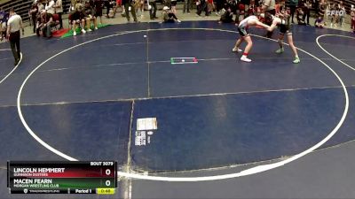 105 lbs Cons. Round 3 - Macen Fearn, Morgan Wrestling Club vs Lincoln Hemmert, Gunnison Dusters