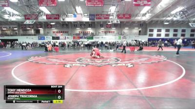 141 lbs Champ. Round 2 - Joseph Triscornia, Baker (Kan.) vs Tony Mendoza, Grand View (Iowa)