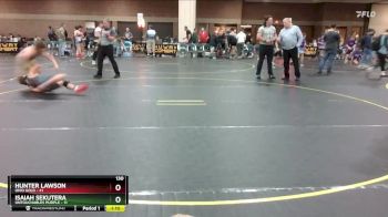 130 lbs Round 3 (4 Team) - Hunter Lawson, Ohio Gold vs Isaiah Sekutera, Untouchables Purple