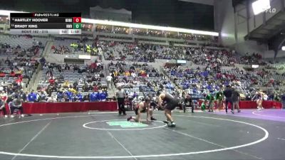 215 lbs Quarterfinal - Hartley Hoover, North Miami vs Brady King, Northwood