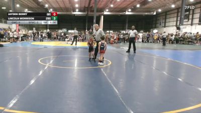 45 lbs Round 1 (6 Team) - Lincoln Morrison, SLY FOX WRESTLING CLUB vs Jayden Berry, GRIZZLY WRESTLING CLUB