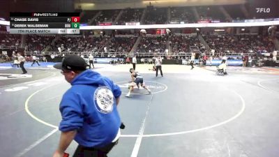 II-116 lbs 7th Place Match - Derek Walseman, Beaver River vs Chase Davis, Port Jefferson