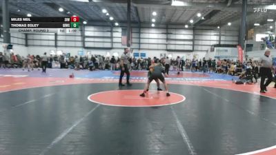 120 lbs Champ. Round 2 - Miles Neil, SVWC vs Thomas Egley, Great Bridge Wrestling Club