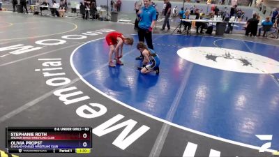 60 lbs Round 3 - Olivia Propst, Chugach Eagles Wrestling Club vs Stephanie Roth, Anchor Kings Wrestling Club