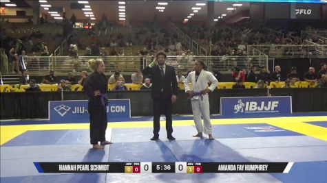 Amanda Fay Humphrey vs Hannah Pearl Schmidt 2025 Pan Jiu Jitsu IBJJF Championship