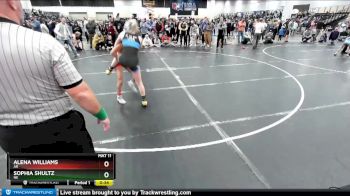 112 lbs Cons. Round 5 - Alena Williams, AR vs Sophia Shultz, NE