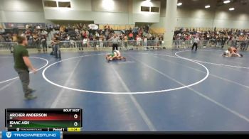 113 lbs Champ. Round 1 - Archer Anderson, MI vs Isaac Ash, IN
