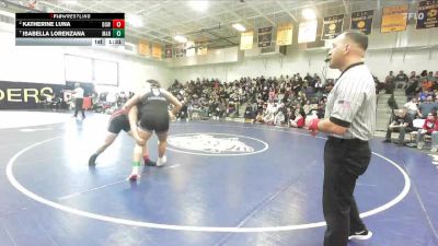 235 lbs Quarterfinal - Isabella Lorenzana, Marina vs Katherine Luna, Downey