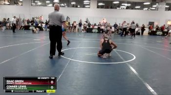 130 lbs Champ. Round 1 - Isaac Green, Burnett Trained Wrestling vs Conner Lewis, Michigan Grappler RTC