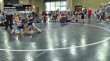 65 lbs Round 5 (6 Team) - John Petrovcik, Powerhouse vs BRODEY GREEN, Fight Club