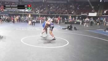 D 1 215 lbs 3rd Place Match - Conner Vargas, Jesuit vs Josiah Stewart, Dutchtown