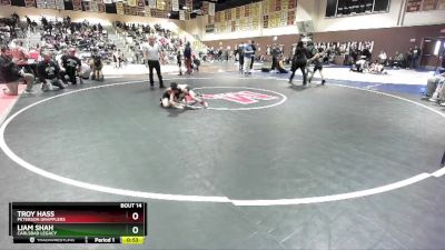 53 lbs Quarterfinal - Troy Hass, Peterson Grapplers vs Liam Shah, Carlsbad Legacy