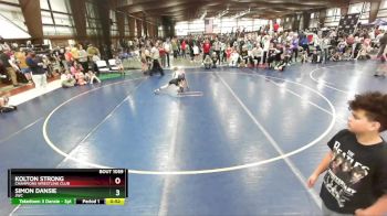 64 lbs Quarterfinal - Simon Dansie, JWC vs Kolton Strong, Champions Wrestling Club