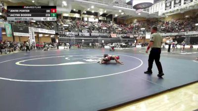 105 lbs Quarterfinal - Jentri Porter, Leoti-Wichita County HS vs Jacynn Boeken, Sterling