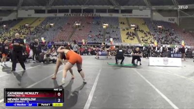 180 lbs Placement Matches (16 Team) - Catherine McNulty, Indiana Tech vs Nevaeh Wardlow, Baker University