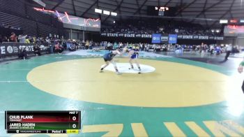 1B/2B 157 Quarterfinal - Chub Plank, Tonasket vs Jared Haden, Jenkins (Chewelah)