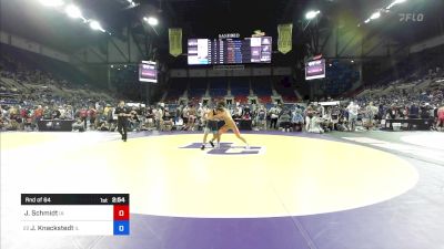 138 lbs Rnd Of 64 - Jordan Schmidt, IA vs Joseph Knackstedt, IL