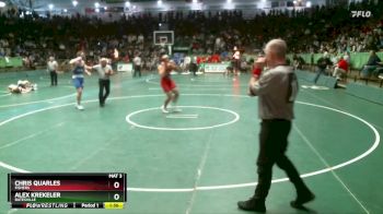 190 lbs Champ. Round 1 - Chris Quarles, Fishers vs Alex Krekeler, Batesville