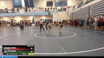 100 lbs Cons. Round 5 - Taylor Drake, Kuna vs Carlee Angell, Star Valley