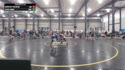 145 lbs Quarterfinal - Bentley Felmlee, Lewistown vs Zach Hess, Martinsburg