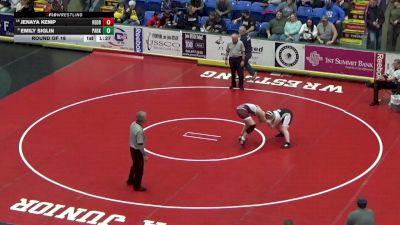 167 lbs Round Of 16 - Jenaya Kemp, Redbank Valley vs Emily Siglin, Parkland