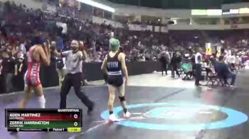 5A 113 lbs Quarterfinal - Aden Martinez, Las Cruces vs Zerrik Harrington, Cleveland