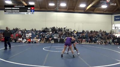 124 lbs Champ. Round 2 - Louisa Schwab, Menlo College vs Jasmina Immaeva, Missouri Valley
