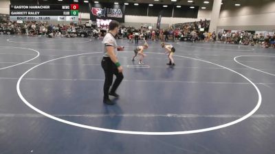 78 lbs Cons. Rd Of 16 - Garrett Raley, Florida vs Easton Hamacher, MN Elite Wrestling Club