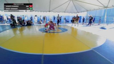 144 lbs Quarterfinal - Joseph Ramirez, El Modena High School vs Ziggy Stewart, Costa Training Center