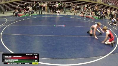 81-87 lbs Quarterfinal - Dylan Stubbs, Kanab Cowboys vs Bentley Lenhard, Shootbox