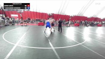 285 lbs 3rd Place Match - Owen Lueck, Wisconsin vs Alexander Johnson, Wisconsin