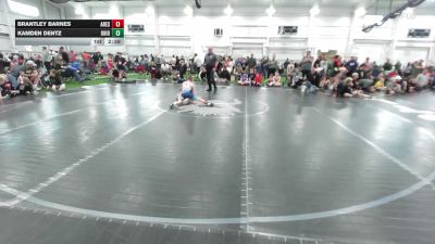 72 lbs Round Robin 2 - Brantley Barnes, ARES Red - EL vs Kamden Dentz, Ohio Gold - EL