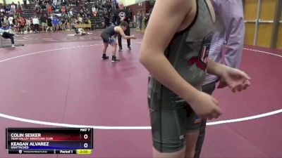 14U-8 lbs Round 1 - Colin Sesker, Team Valley Wrestling Club vs Keagan Alvarez, Unattached