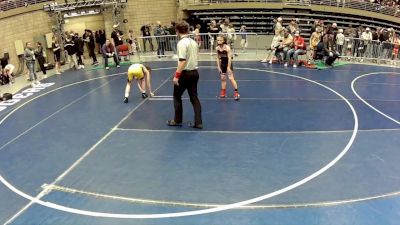 78 lbs Cons. Sub-rd Of 16 - Axtyn Johnson, 1A Wayne vs Tripp Johnson, South Sevier