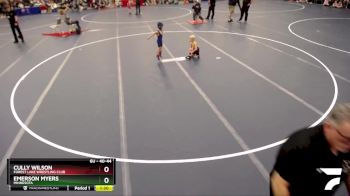 40-44 lbs Cons. Round 1 - Emerson Myers, Minnesota vs Cully Wilson, Forest Lake Wrestling Club