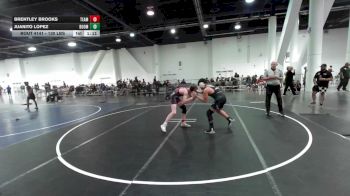 130 lbs Semifinal - Brentley Brooks, Team Grand Valley Elite vs Juanito Lopez, Boom Wrestling